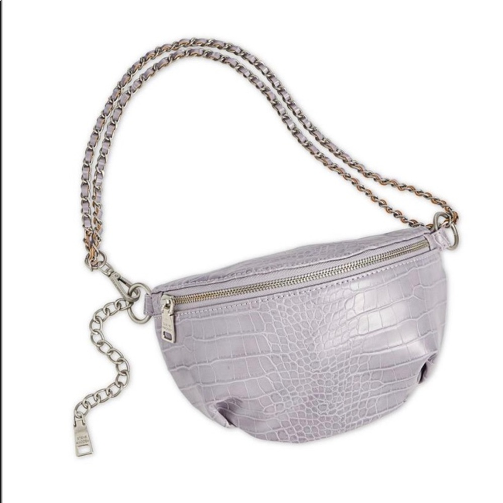 Steve Madden Ida Ivy Croco belt Bag in lilac